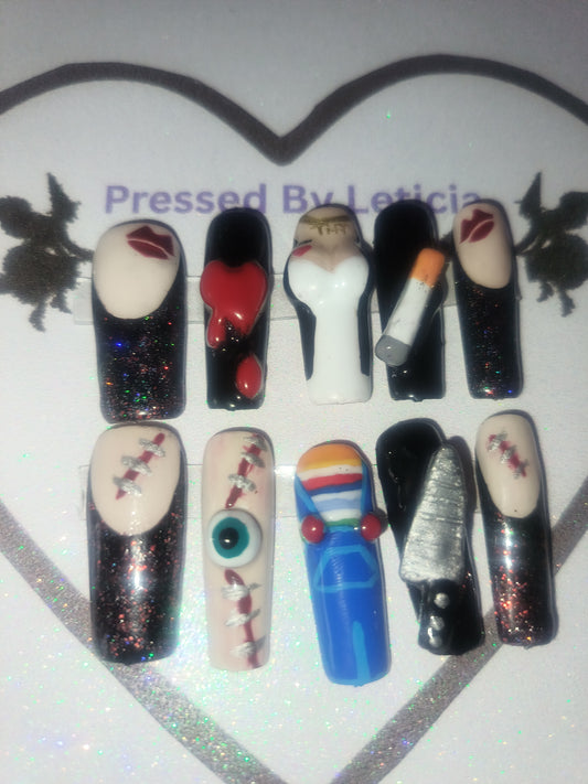 Bride Of Chucky Nails