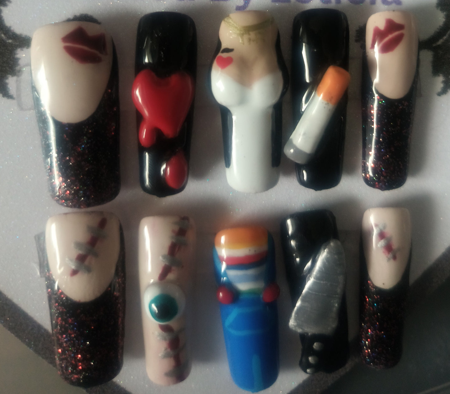 Bride Of Chucky Nails